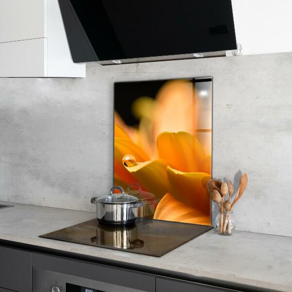 Skleněný panel Gerber květina