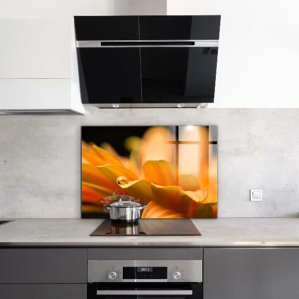 Skleněný panel Gerber květina