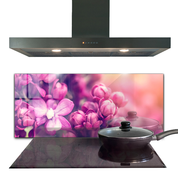 Skleněný panel Přirozená krása růžové lilie