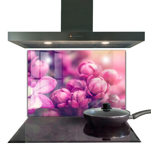 Skleněný panel Přirozená krása růžové lilie