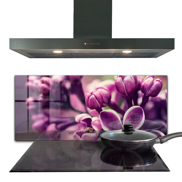 Skleněný panel Přirozená krása růžové lilie