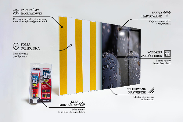 Skleněný panel Šťavnaté borůvky