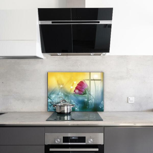 Skleněný panel Jemná daisy na louce