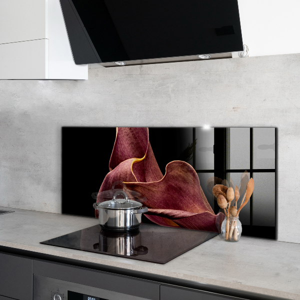 Skleněný panel Elegantní delikátní list