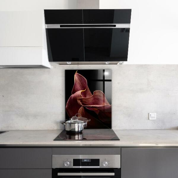 Skleněný panel Elegantní delikátní list