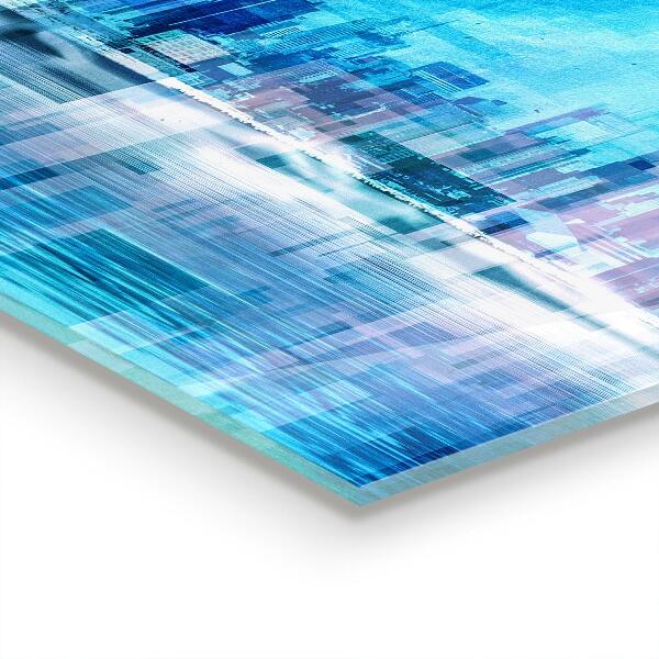 Skleněný panel Panorama manhattanu v new yorku