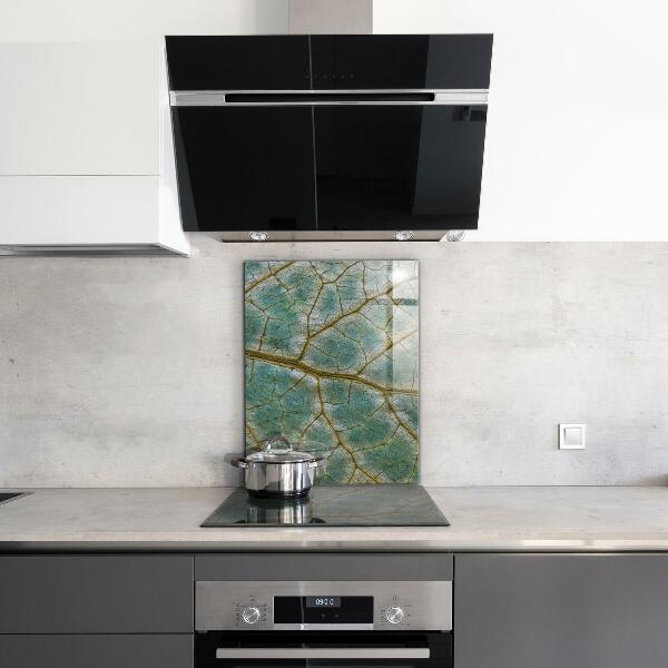 Skleněný panel Textura listů