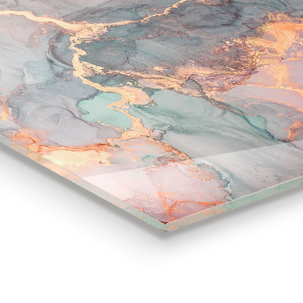 Kuchyňský skleněný panel Textura mramoru