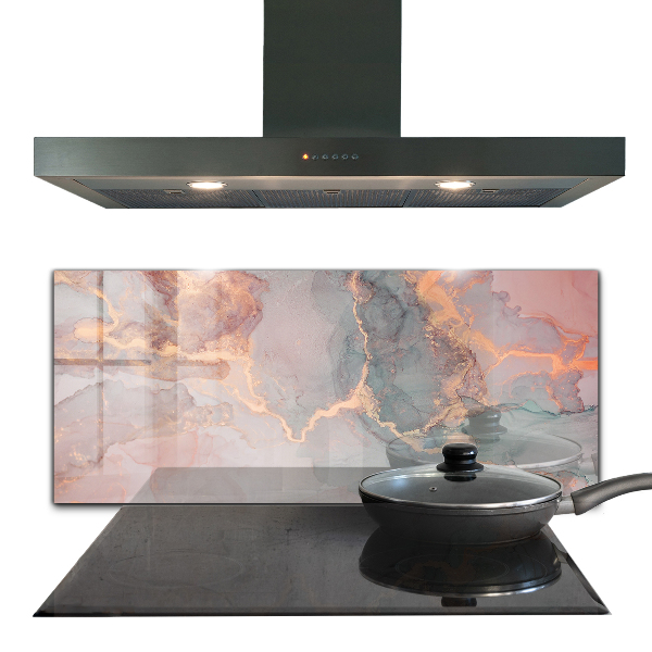 Kuchyňský skleněný panel Textura mramoru