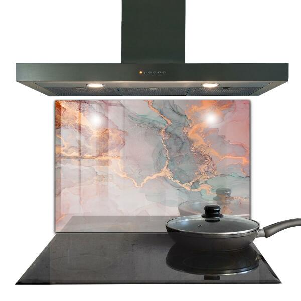 Kuchyňský skleněný panel Textura mramoru