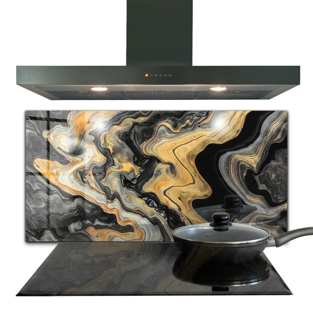 Kuchyňský skleněný panel Mramorové moderní umění