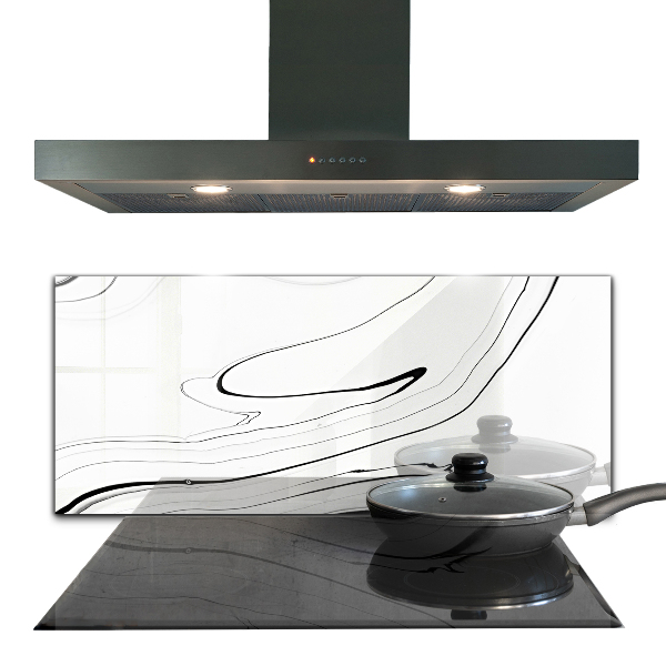 Kuchyňský skleněný panel Jemná textura