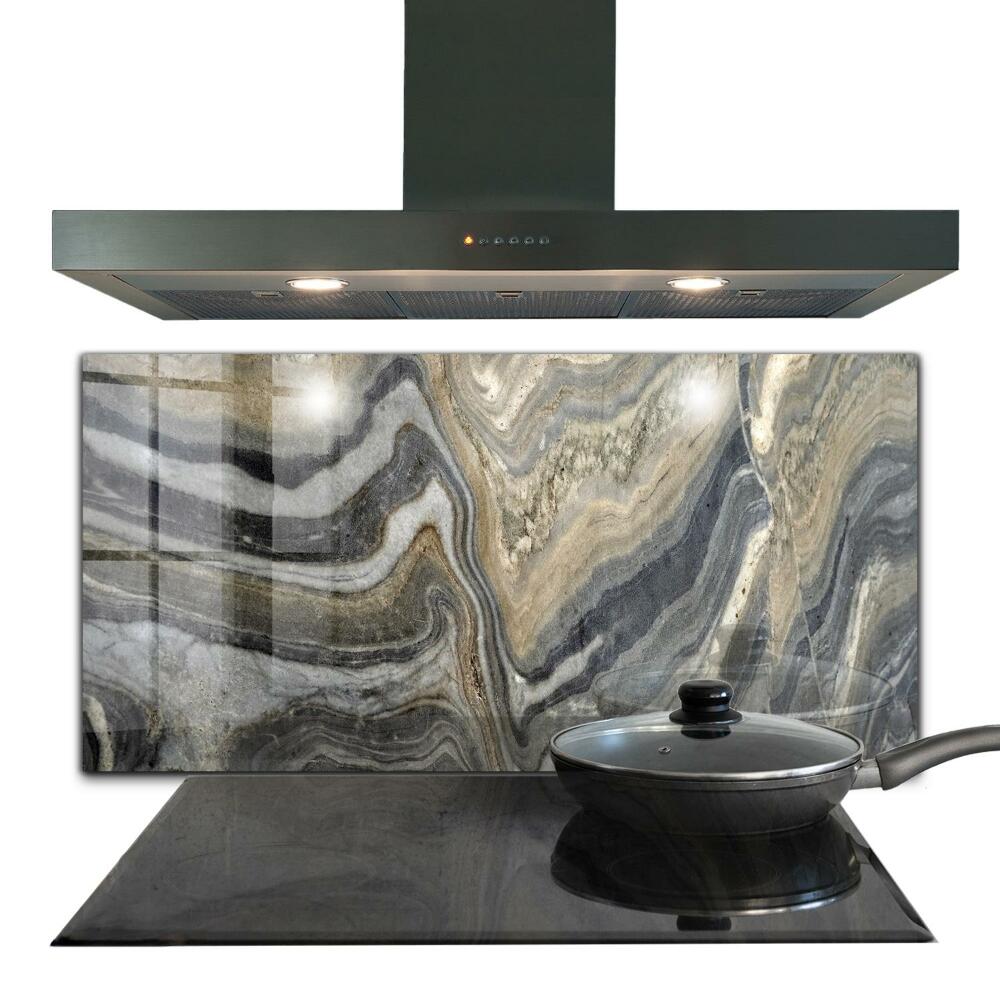 Kuchyňský skleněný panel Žula kámen mramor textura