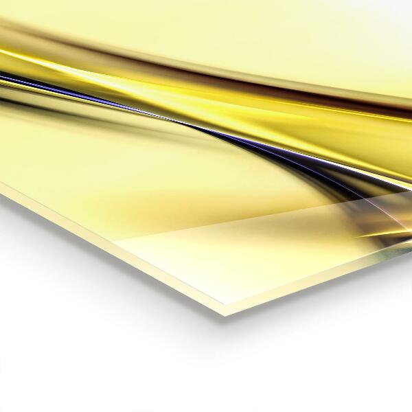 Skleněný panel Abstrakce energetických vln