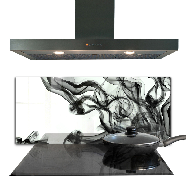 Skleněný panel Stuhy abstrakce kouře