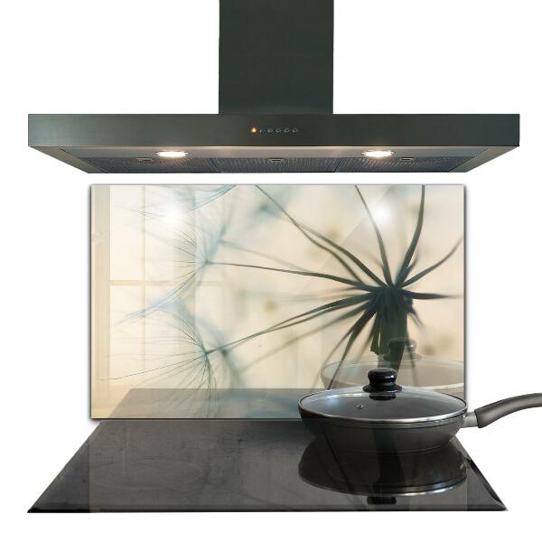 Skleněné obklady do kuchyně Krásná jemná pampeliška