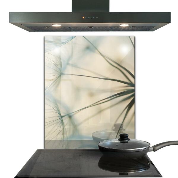 Skleněné obklady do kuchyně Krásná jemná pampeliška