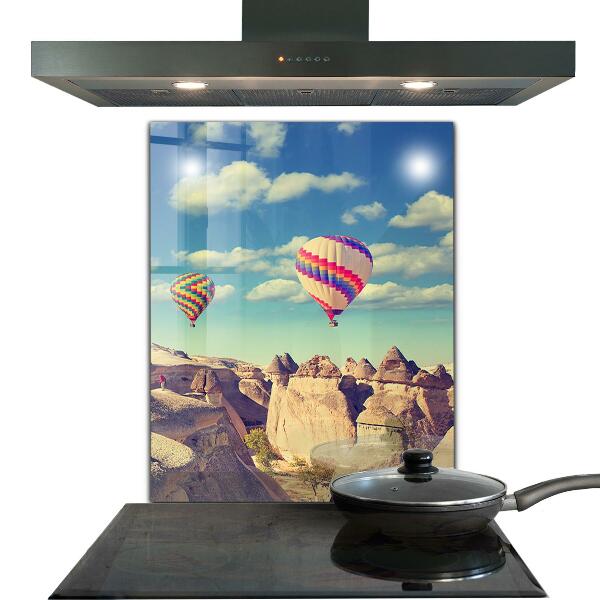 Skleněný panel Cappadocia balloons türkiye