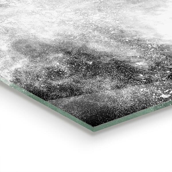 Skleněný panel Prášková exploze abstrakce