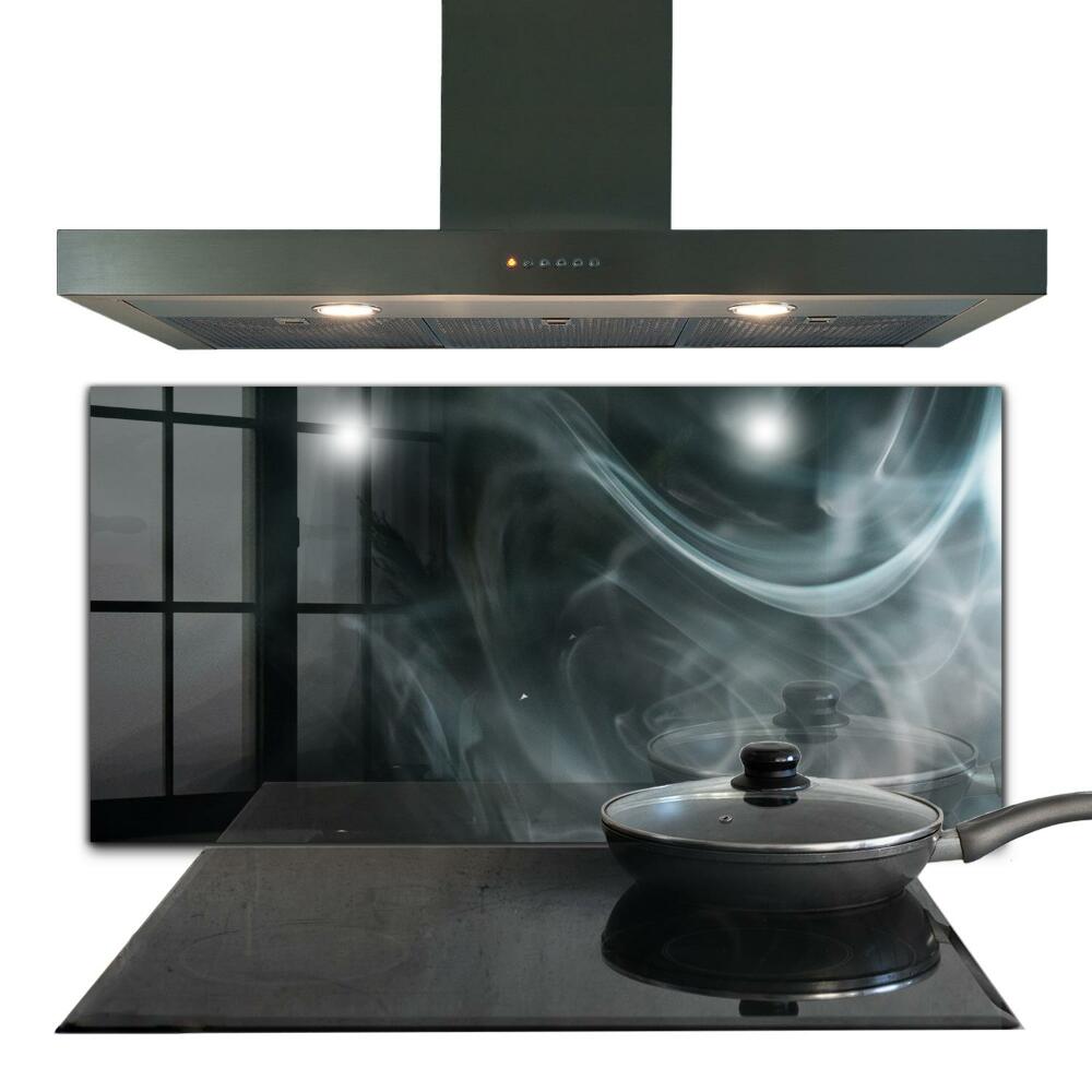 Kuchyňský skleněný panel Energetický kouřový pohyb