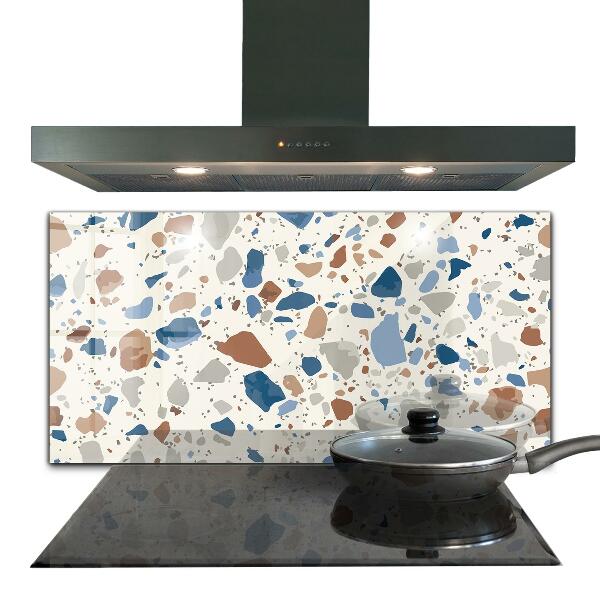 Skleněný panel Terrazzo kámen terrazzo