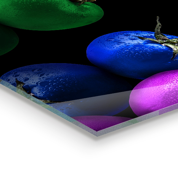 Skleněný panel Barevná šťavnatá rajčata