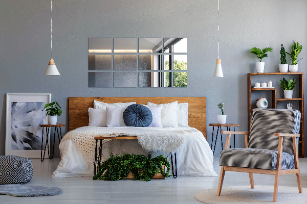 Nalepovací zrcadlové dlaždice 6 ks 30x16 cm