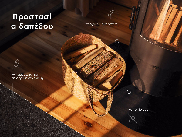 Podložka pod kamna z černého plechu 100x100 cm