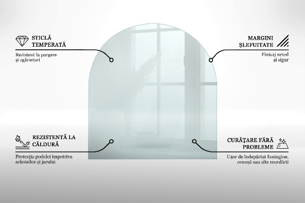 Podložka pod kamna 100x100 cm