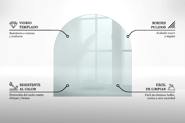 Podložka pod kamna 80x70 cm