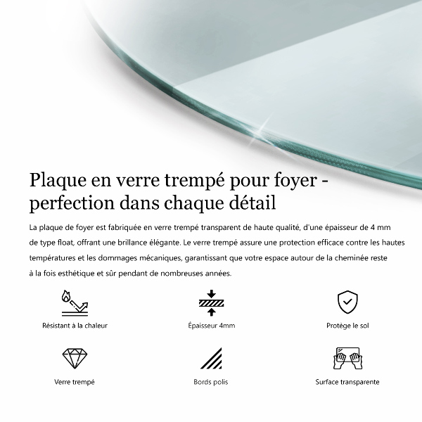 Podložka pod kamna fi100 cm