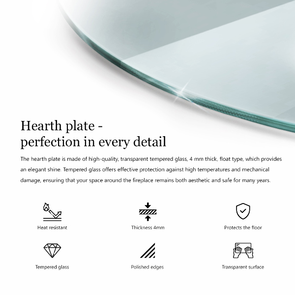 Podložka pod kamna fi100 cm