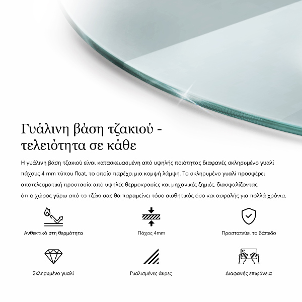 Podložka pod kamna fi80 cm