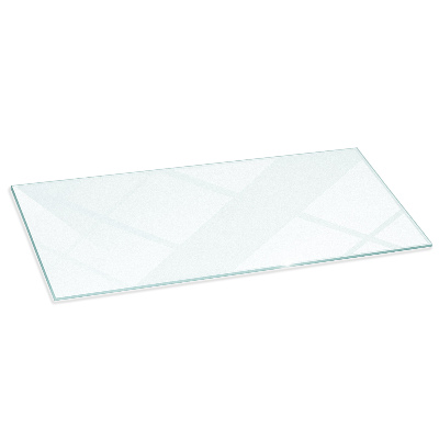 Obdélníkové poloprůsvitné sklo pod krb 125x50 cm