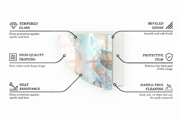 Podložka pod kamna Abstraktní textura pozadí