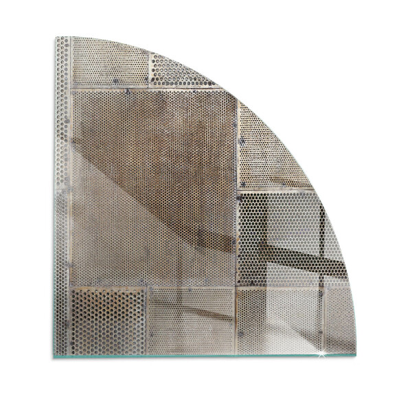 Sklo pod kamna Vzor perforovaného plechu