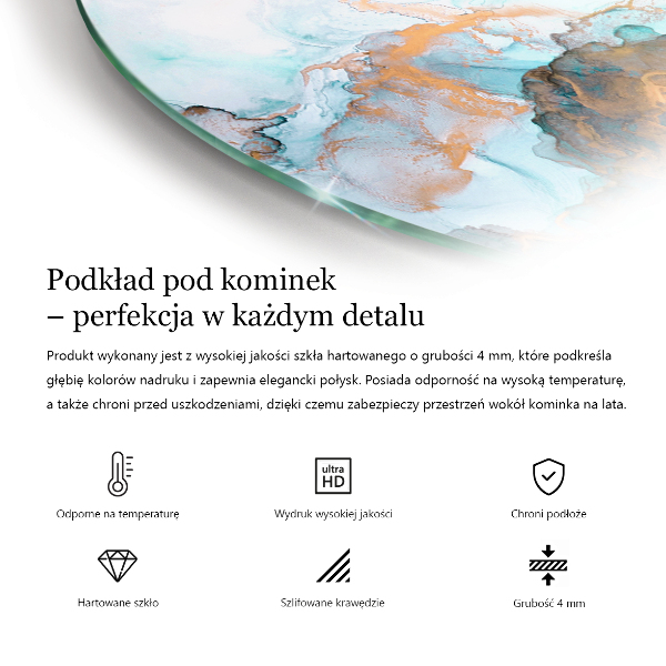 Podložka pod kamna Desky v různých odstínech