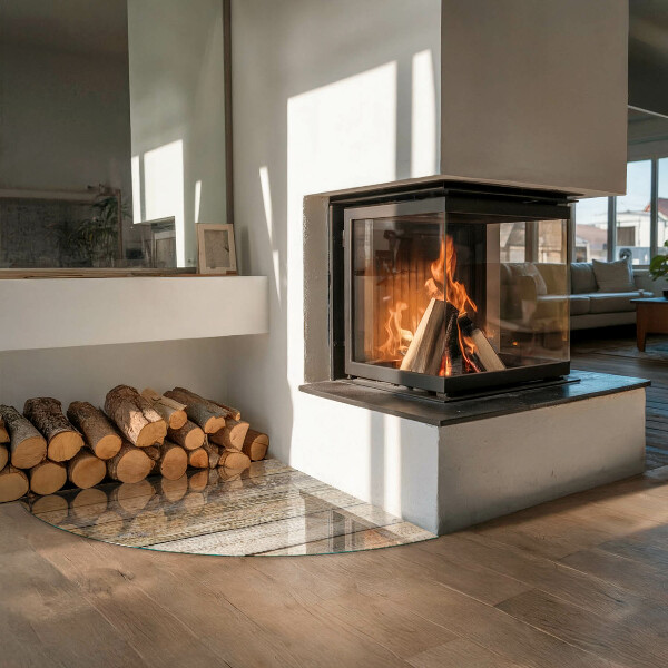 Podložka pod kamna Textura dřevěných desek