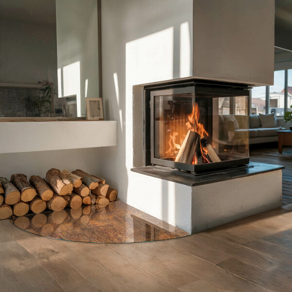 Podložka pod kamna Rez textury na pozadí