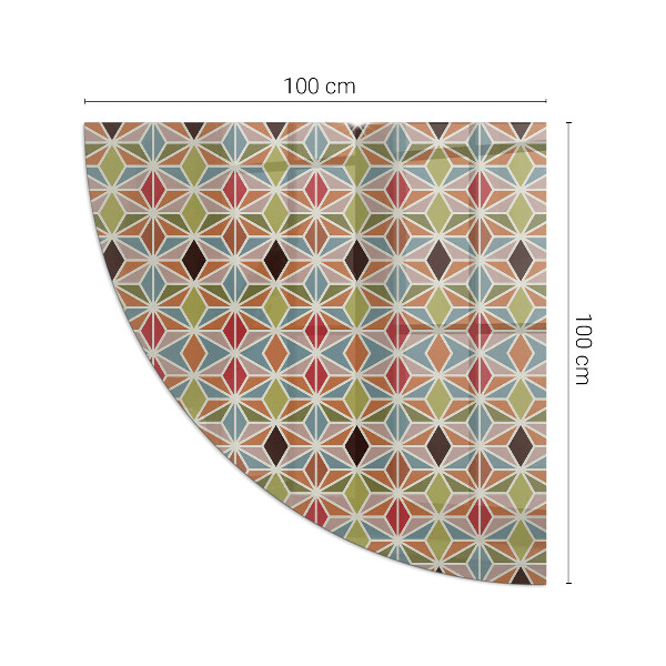 Podložka pod kamna Polygonální vzory v mřížce