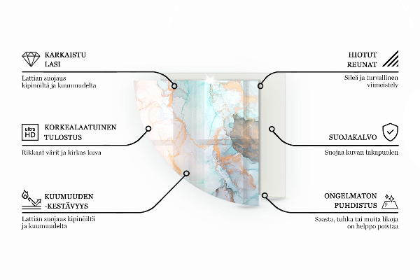 Podložka pod kamna Textura surového betonu