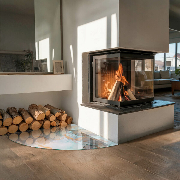 Podložka pod kamna Abstraktní tekutý vzor