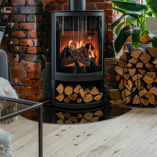 Podložka pod kamna Barva Černá