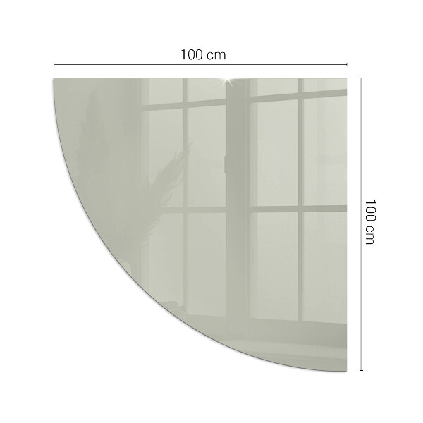 Sklo pod kamna Barva Šedozelená