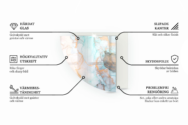 Podložka pod kamna Barva Světle růžová