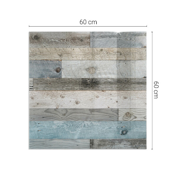 Čtvercové tvrzené sklo pod krbová kamna Desky v různých odstínech