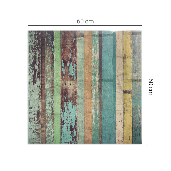 Čtvercové tvrzené sklo pod krbová kamna Desky v různých odstínech