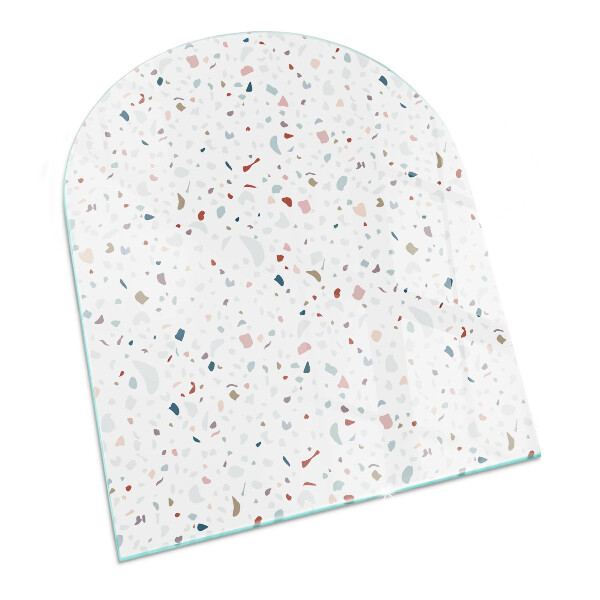 Sklo před krbovou vložku Vzor s malými tvary