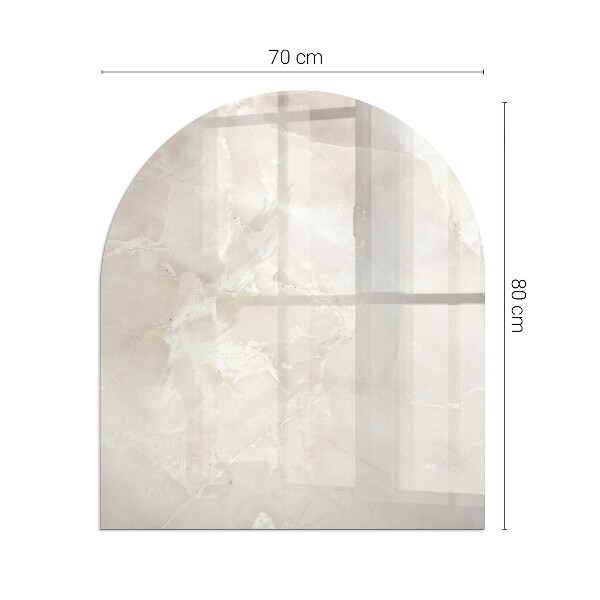 Nehořlavá podložka pod kamna Přírodní mramorový vzor