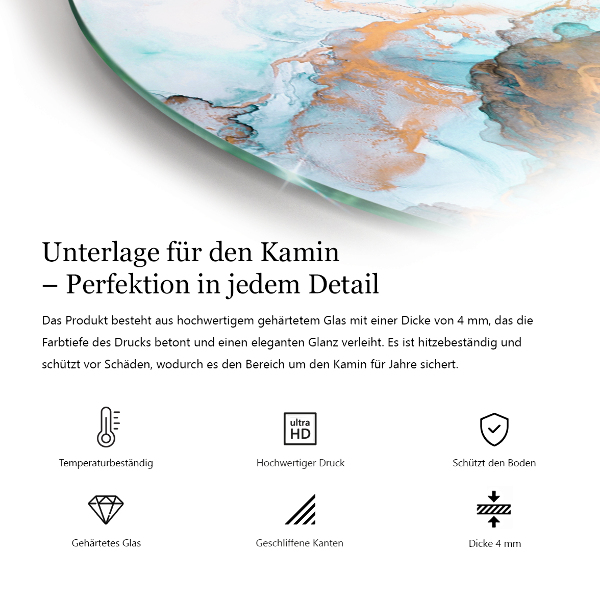 Nehořlavá podložka pod kamna Textura dřevěných desek